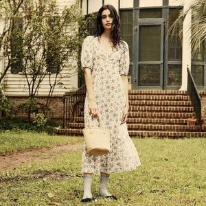 DOEN Adobe Dress- Fleur de Rosette (S)